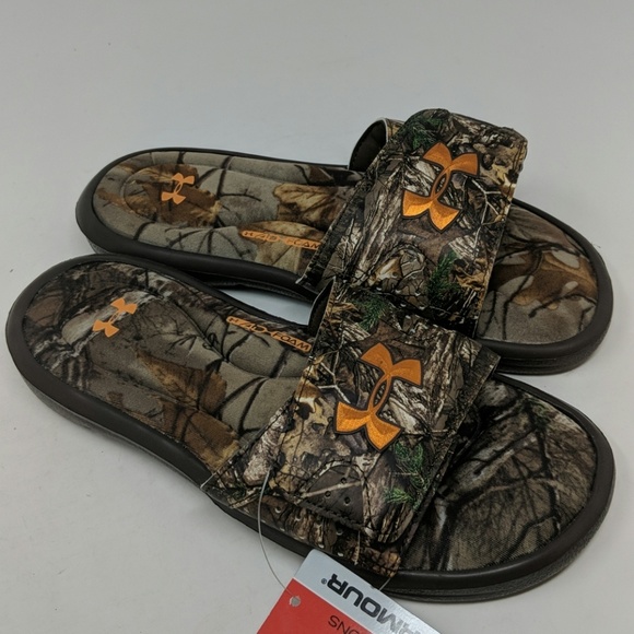 Nwt Under Armour Camo Slides Supreme 